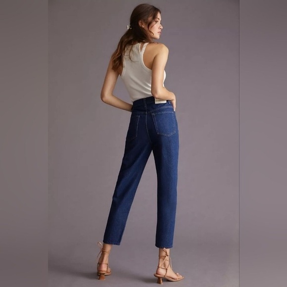 NWT Mother Denim Snacks HW Twizzy Ankle Jeans Cold Brew Size 29 Cotton - Picture 2 of 10